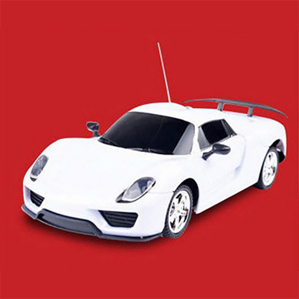Electric Remote Control Toy Car - White