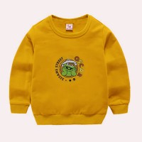 Baby Casual Round Neck Pullover Sweat Shirt - Yellow OSCAR