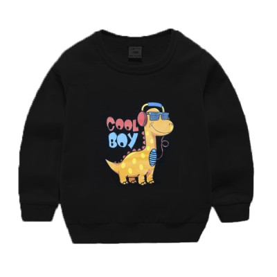 Baby Casual Round Neck Pullover Sweater - Black COOL BOY