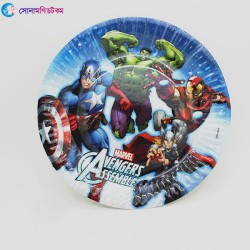 Cartoon Disposable Cake Plate - Avengers