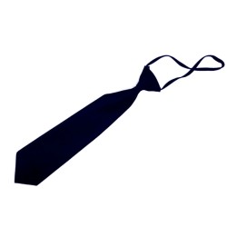 Fashionable British Style Small Tie - Navy blue