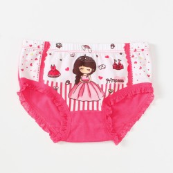 Girls Cotton Underwear - Rose Pink