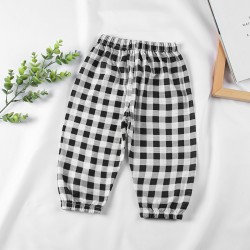 Girls Full Length Pajama- Black & White