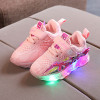 Girls' Sports Shoes Light Up - Pink