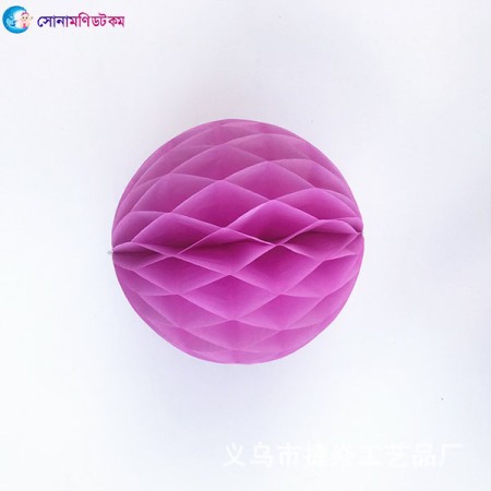 Paper Honeycomb Ball - Deep pink | at Sonamoni BD