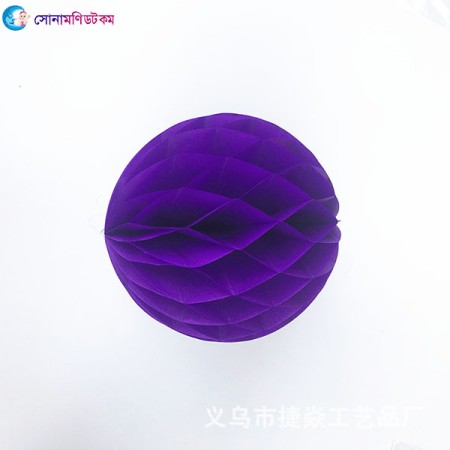 Paper Honeycomb Ball - Deep purple | at Sonamoni BD