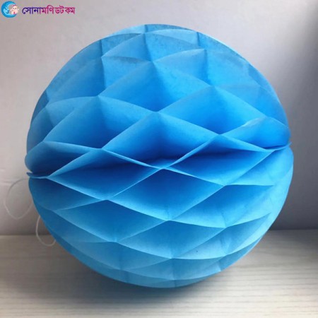 Paper Honeycomb Ball - Sky blue | at Sonamoni BD