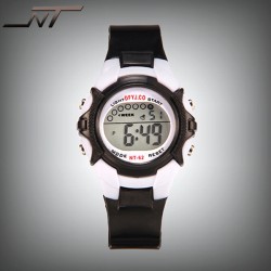 Waterproof Multifunctional Electronic Watch - Black