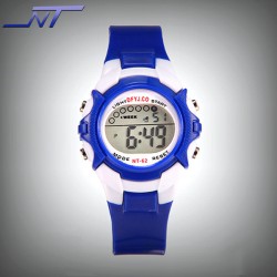 Waterproof Multifunctional Electronic Watch - Blue