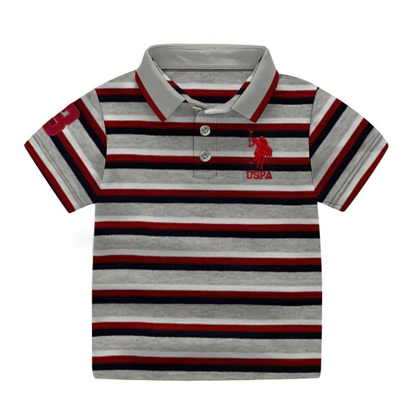 Boys Stripe Polo T-Shirt