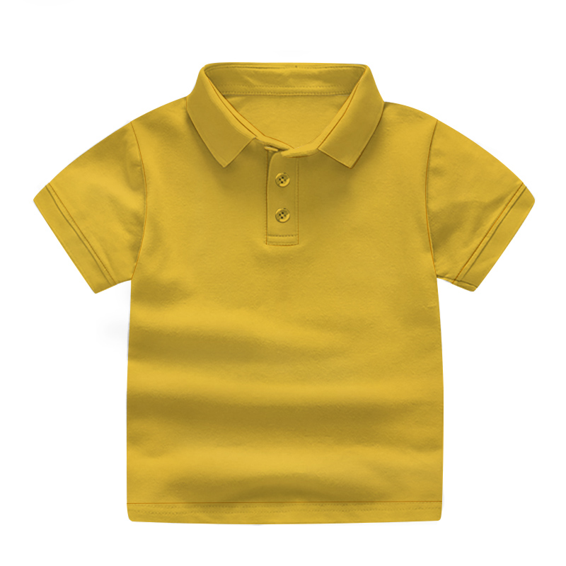 Boys Polo Shirt-Yellow