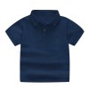 Boys Polo Shirt-Navy Blue