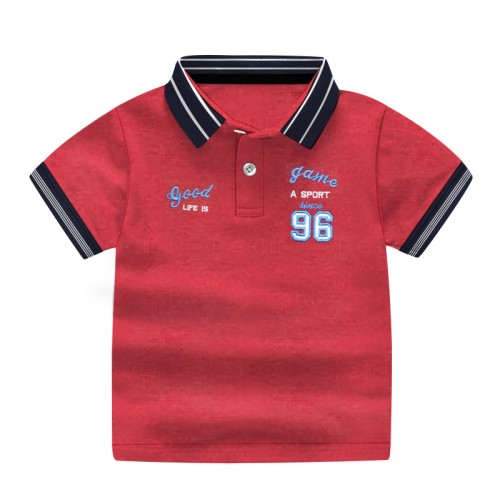 Baby Polo T-Shirt - Red