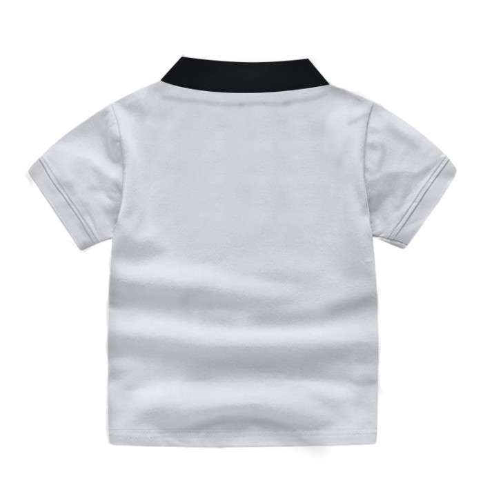 Baby Polo T-Shirt - White | at Sonamoni BD