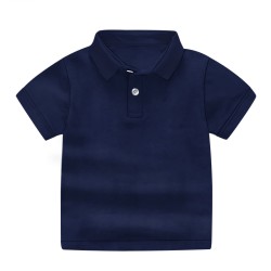 Baby Polo T-Shirt - Navy Blue