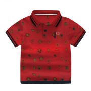 Baby Polo T-Shirt Printed - Red