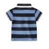 Baby Polo T-Shirt-Sky & Black Color