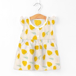 Baby Summer Frock - Yellow strawberry