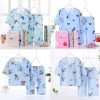 Baby Night Dress-Animal Print Sky Blue - Random pattern | Nightwear | BOY FASHION at Sonamoni.com