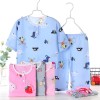 Baby Night Dress-Animal Print Sky Blue - Random pattern | Nightwear | BOY FASHION at Sonamoni.com