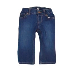 Boys' Full-Length Washed Denim Jeans