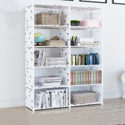 Book Shelf Multi Layer Big -White