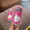 Girls Flashing Lights Cat Cartoon Shoes -Pink(Lighting Problem)