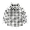 Baby Full Sleeve Shirt-Gray