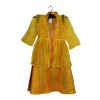 Girls Party Frock - Yellow