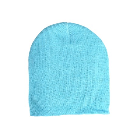 Kids Winter Woolen Head Cap-Sky Blue Color