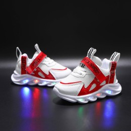 Boys LED lighting shoes-Red