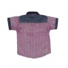Half Sleeves Shirt & Shorts Set - Violet