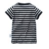 Boys Striped Short-Sleeve T-shirt - Black