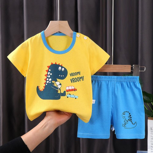 Boys T-Shirt and Shorts Set - Toy Dinosaur