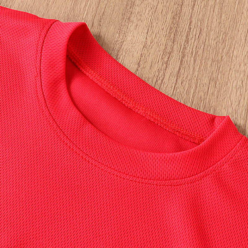 Boys summer short sleeve t-shirt set-Red