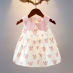 Baby Cotton Frock - Pearl