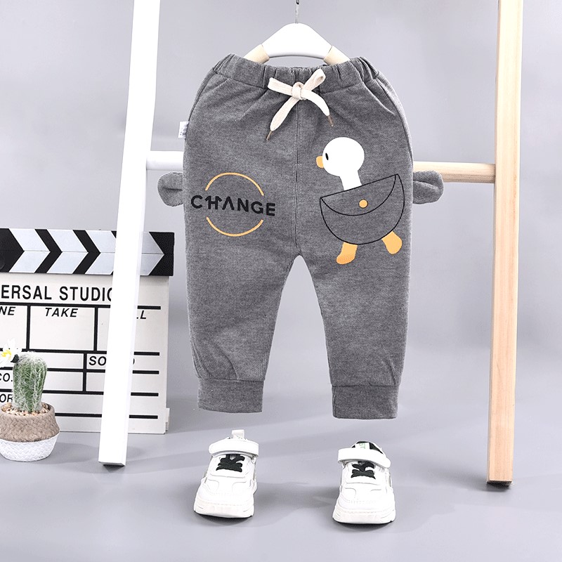 Children's Clothing Casual Trousers - Gray duck