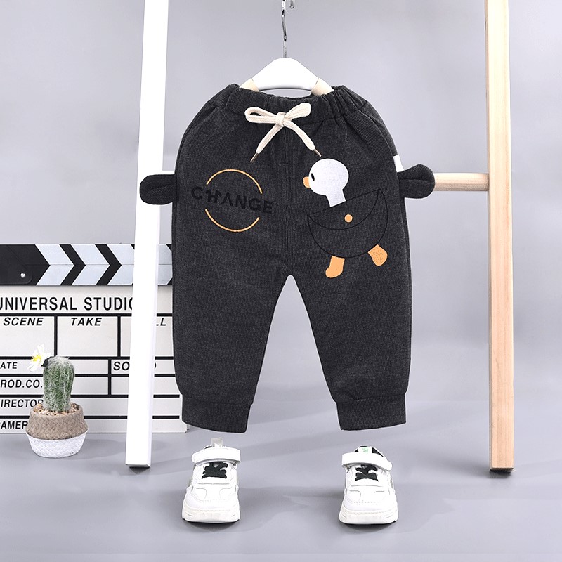 Children's Clothing Casual Trousers - Black duckling
