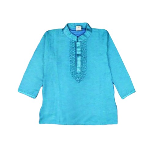 Kids Panjabi-Pajama Set- Turquoise color