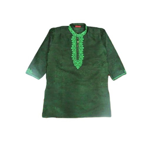 Kids Punjabi and Pajama Set - Green