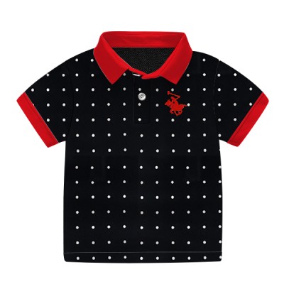 Baby Polo T-Shirt - Black