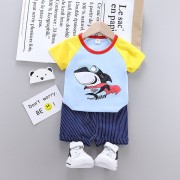 Baby T-Shirt and Shorts Set - Dolphin Blue