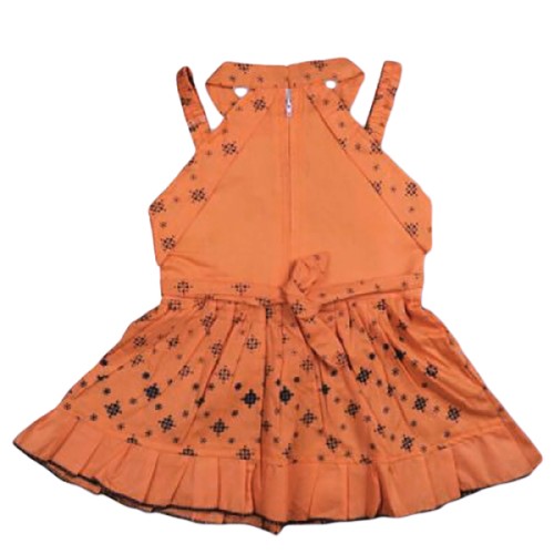 Baby Frock and Shorts Set – Orange
