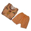 Baby Frock & Shorts Set - Light Orange
