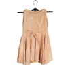Girls Party Frock-  Brown & Pink