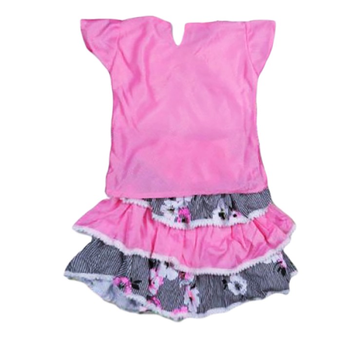 Girls Top and Skirt – Pink | at Sonamoni BD