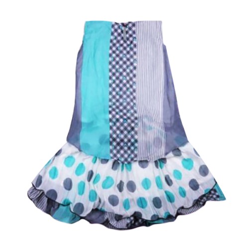 Girls Top and Skirt – Turquoise