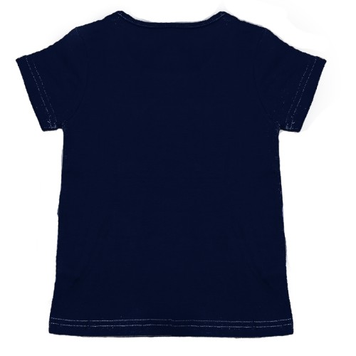 Girls T-shirt - Navy Blue