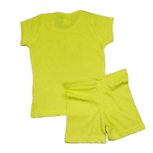 Baby T-Shirt and Shorts Set - Yellow