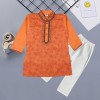 Kids Panjabi-Pajama Set- Orange color